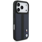 BMW M perforuotas juostelinis logotipas MagSafe Dėklas, skirtas iPhone 17 Pro - Navy Blue