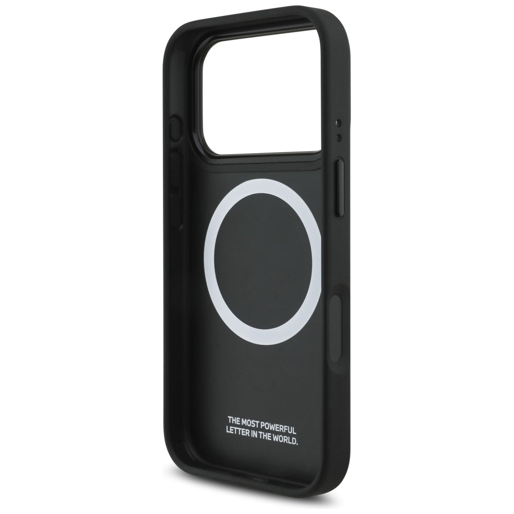 BMW M perforuotas juostelinis logotipas MagSafe Dėklas, skirtas iPhone 17 Pro - Navy Blue