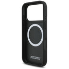BMW M perforuotas juostelinis logotipas MagSafe Dėklas, skirtas iPhone 17 Pro - Navy Blue