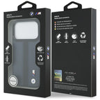BMW M perforuotas juostelinis logotipas MagSafe Dėklas, skirtas iPhone 17 Pro - Navy Blue