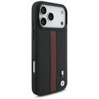 BMW M perforuotas juostelinis logotipas MagSafe Dėklas, skirtas iPhone 17 Pro Max - Red