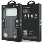 BMW M perforuotas juostelinis logotipas MagSafe Dėklas, skirtas iPhone 17 Pro Max - Red