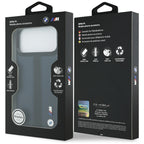 BMW M Perforated Stripe Logo MagSafe dėklas, skirtas iPhone 17 Pro Max - Tamsiai mėlynas -- iPhone 17 Pro Max