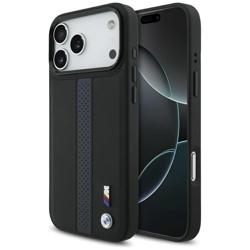 BMW M perforuotas juostelinis logotipas MagSafe Dėklas, skirtas iPhone 17 Pro Max - Blue