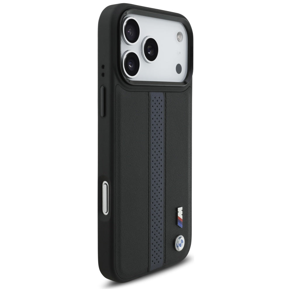 BMW M perforuotas juostelinis logotipas MagSafe Dėklas, skirtas iPhone 17 Pro Max - Blue