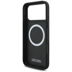 BMW M perforuotas juostelinis logotipas MagSafe Dėklas, skirtas iPhone 17 Pro Max - Gray