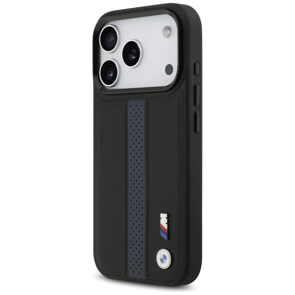 BMW M perforuotas juostelinis logotipas MagSafe Dėklas, skirtas iPhone 17 Pro - Blue