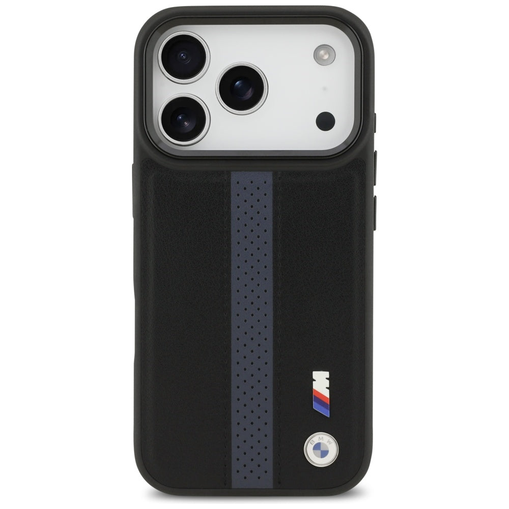 BMW M perforuotas juostelinis logotipas MagSafe Dėklas, skirtas iPhone 17 Pro - Blue