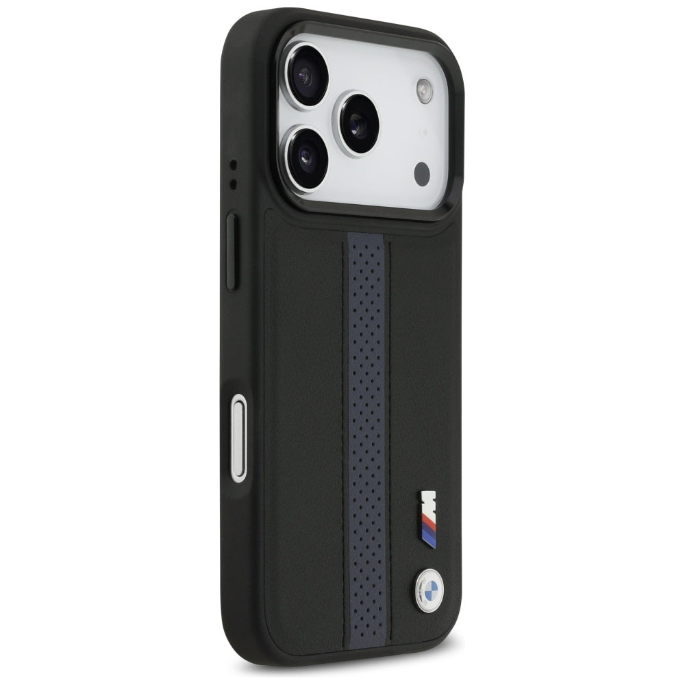 BMW M perforuotas juostelinis logotipas MagSafe Dėklas, skirtas iPhone 17 Pro - Blue