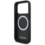BMW M perforuotas juostelinis logotipas MagSafe Dėklas, skirtas iPhone 17 Pro - Gray