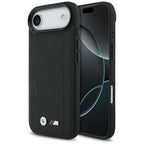 BMW M Quilted MagSafe dėklas iPhone 17 Air – juodas