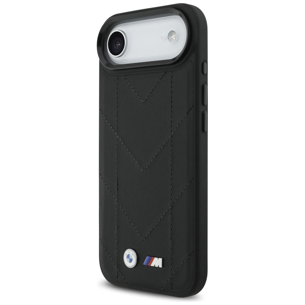 BMW M Quilted MagSafe dėklas iPhone 17 Air – juodas