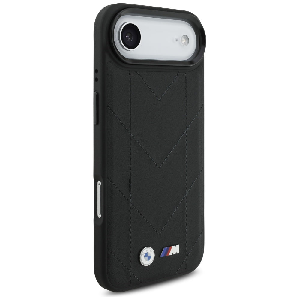 BMW M Quilted MagSafe dėklas iPhone 17 Air – juodas