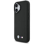 BMW M Quilted Logo MagSafe dėklas iPhone 17 – juodas