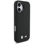 BMW M Quilted Logo MagSafe dėklas iPhone 17 – juodas