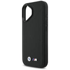 BMW M Quilted Logo MagSafe dėklas iPhone 17 – juodas