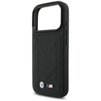 BMW M Quilted MagSafe dėklas iPhone 17 Pro – juodas