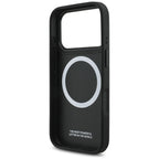 BMW M Quilted MagSafe dėklas iPhone 17 Pro – juodas