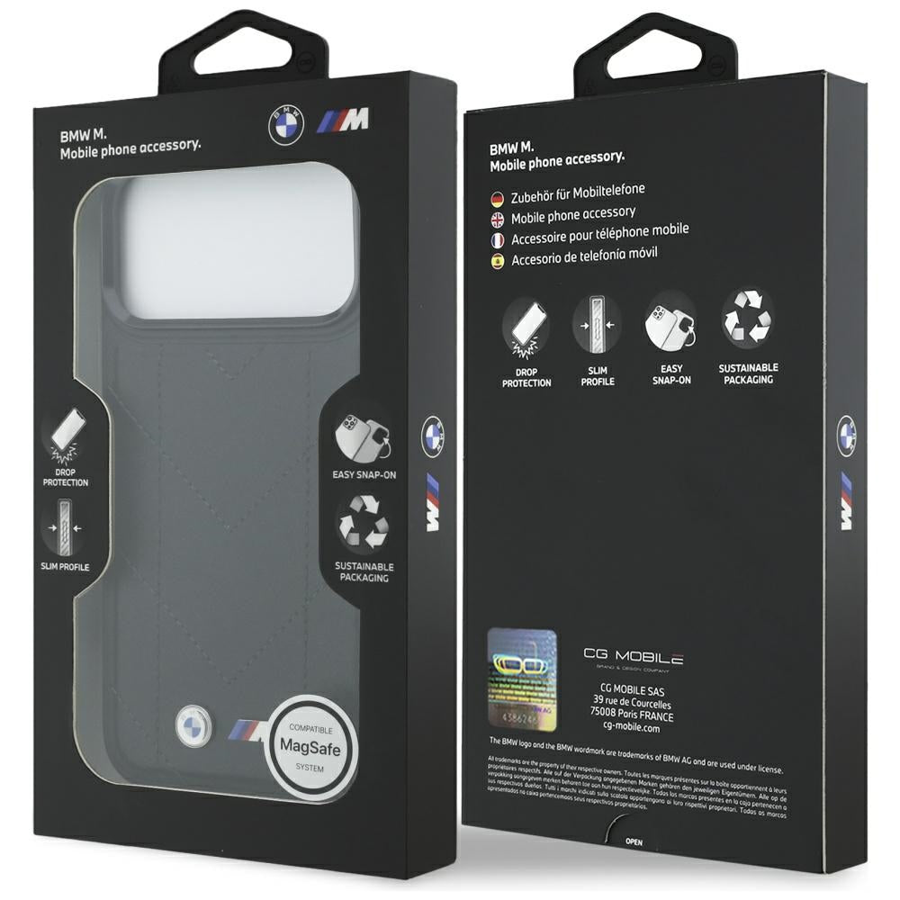 BMW MagSafe dėklas iPhone 17 Pro Max – juodas