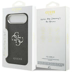 Guess 4G Big 4G Classic Logo dėklas, skirtas iPhone 17 Air - juodas