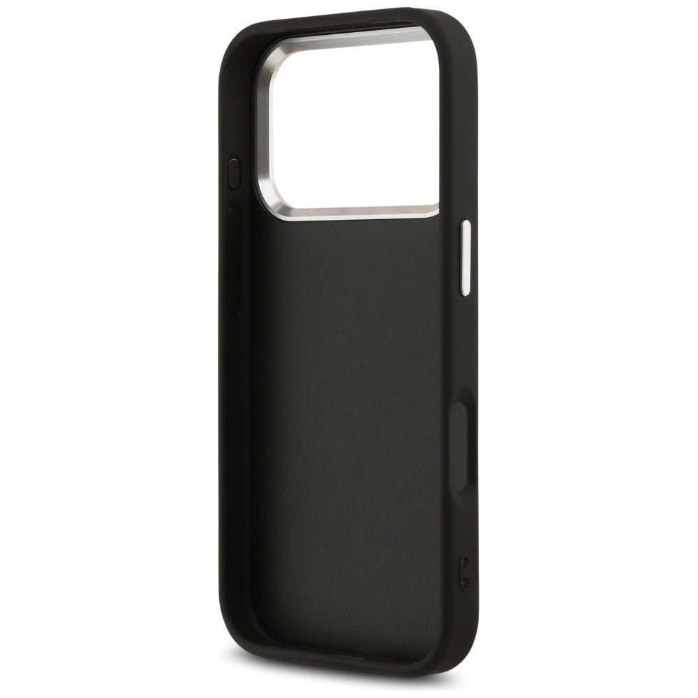 Guess 4G Big 4G Classic Logo dėklas, skirtas iPhone 17 Pro - juodas