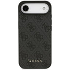 Guess 4G Klasikinis iPhone dėklas 17 Air - juodas -- Cell phone cases and covers