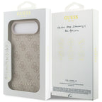 Guess 4G Classic dėklas iPhone 17 Air – rožinis