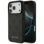 Guess 4G Classic dėklas iPhone 17 Pro – juodas