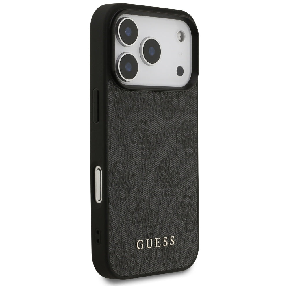 Guess 4G Classic dėklas iPhone 17 Pro – juodas