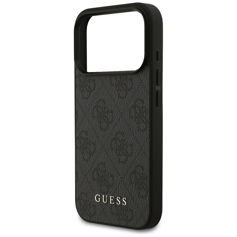 Guess 4G Classic dėklas iPhone 17 Pro – juodas
