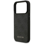Guess 4G Classic dėklas iPhone 17 Pro – juodas