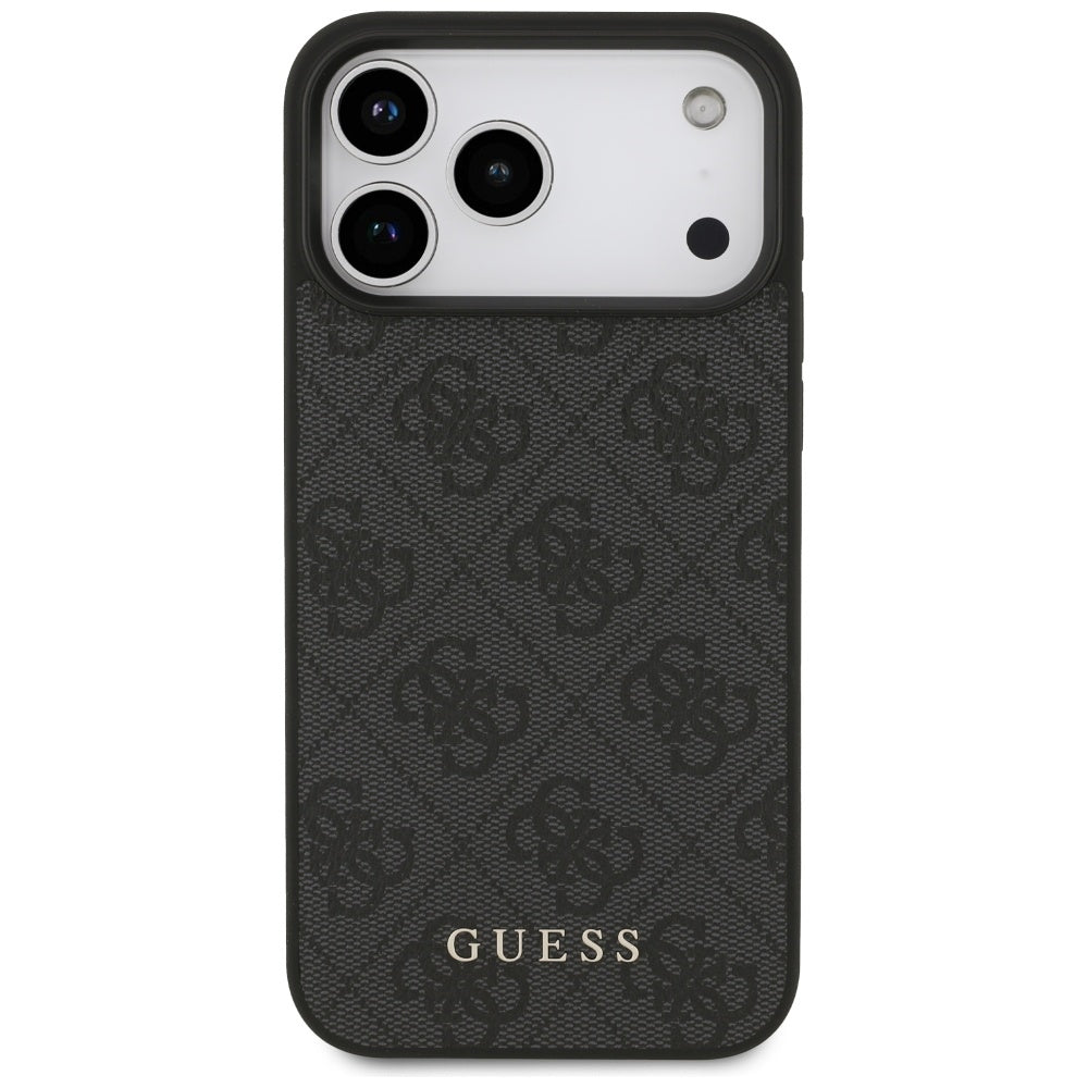Guess 4G Classic dėklas iPhone 17 Pro Max - Juodas -- iPhone 17 Pro Max