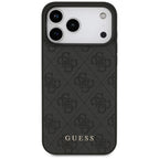 Guess 4G Classic dėklas iPhone 17 Pro Max - Juodas -- iPhone 17 Pro Max