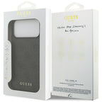 Guess 4G Classic dėklas iPhone 17 Pro Max - Juodas -- iPhone 17 Pro Max
