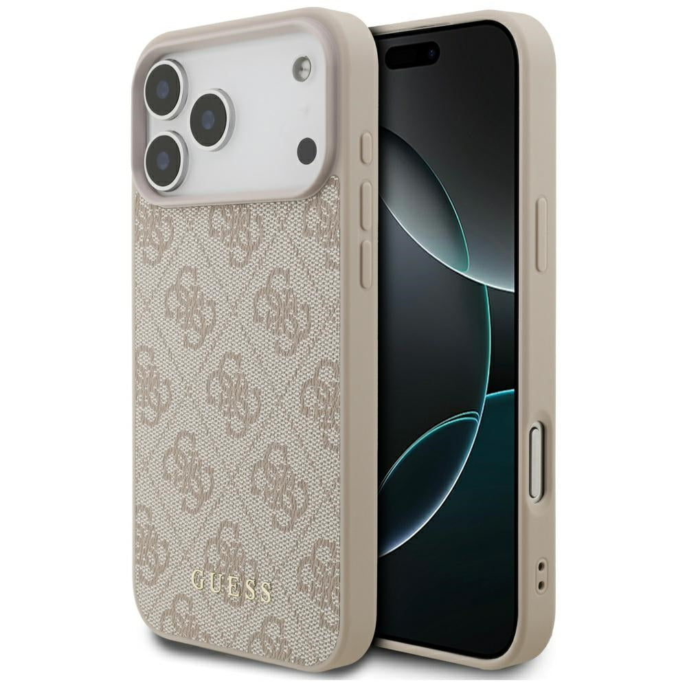 Guess 4G Classic dėklas iPhone 17 Pro Max – rožinis -- iPhone 17 Pro Max