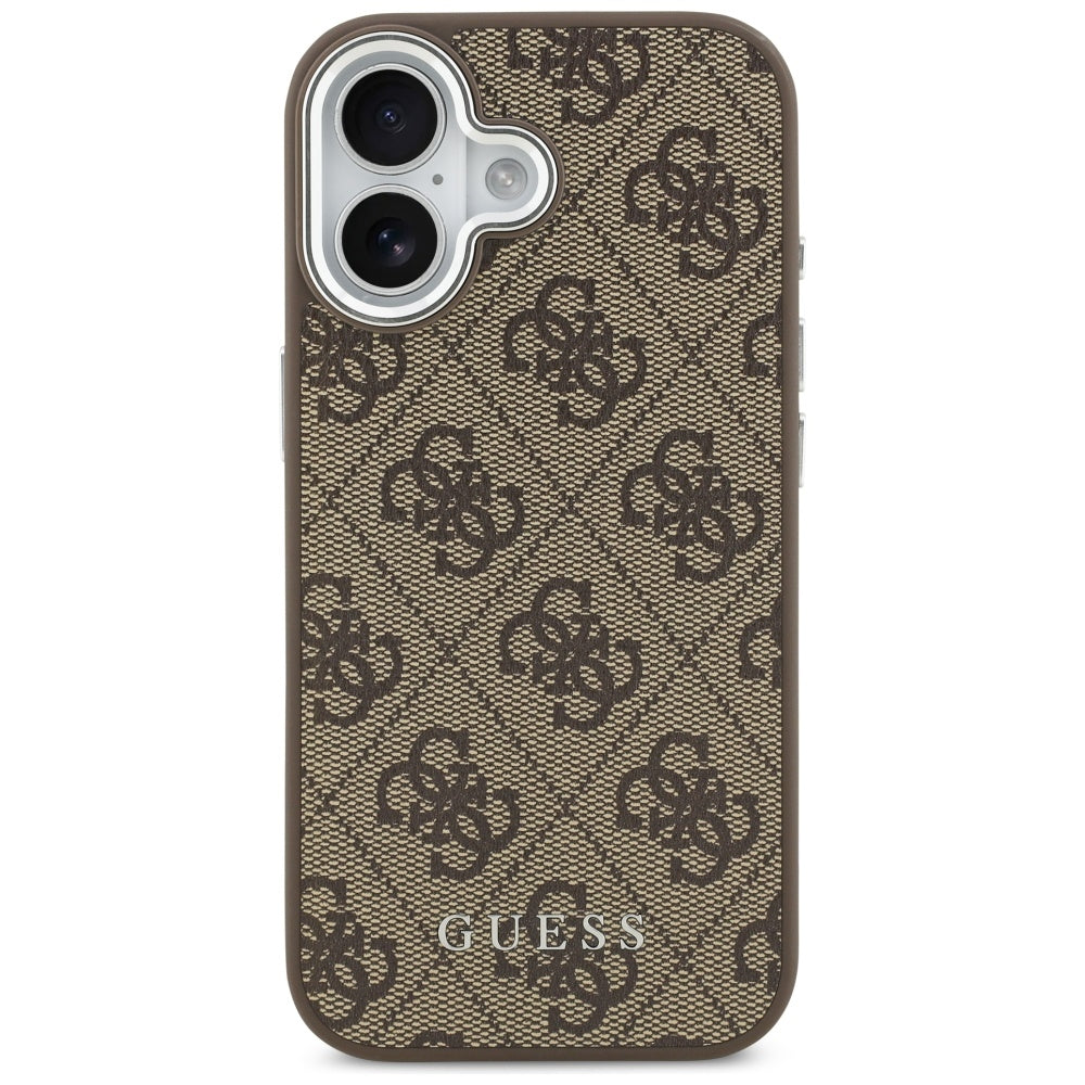 Guess MagSafe dėklas iPhone 17 – rudas
