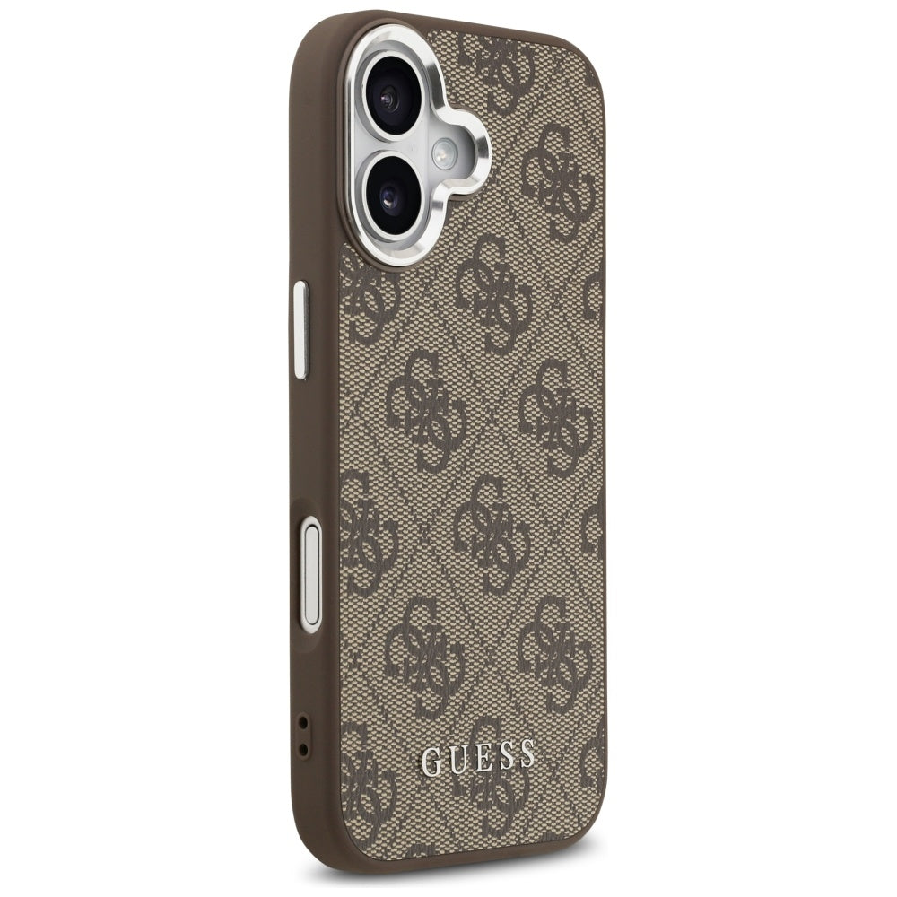 Guess MagSafe dėklas iPhone 17 – rudas