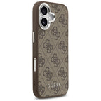 Guess MagSafe dėklas iPhone 17 – rudas