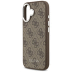 Guess MagSafe dėklas iPhone 17 – rudas