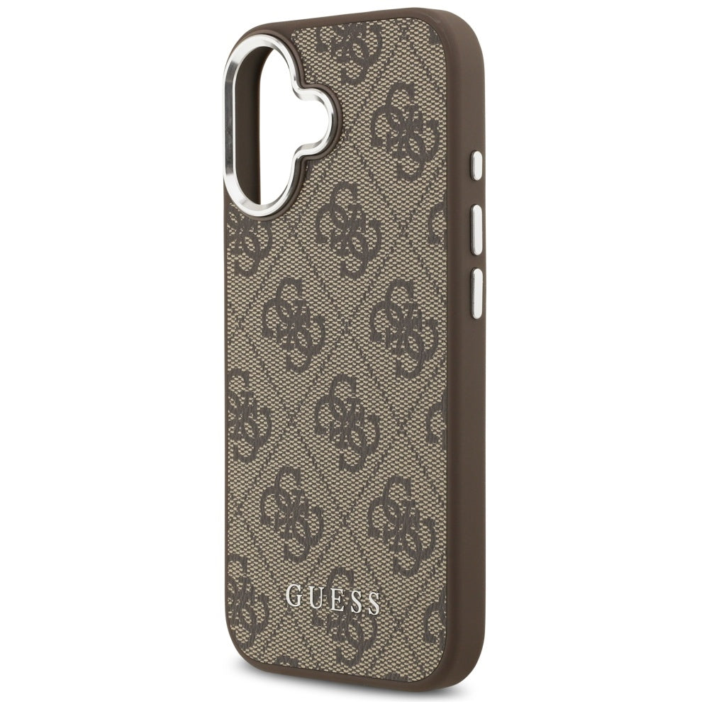 Guess MagSafe dėklas iPhone 17 – rudas