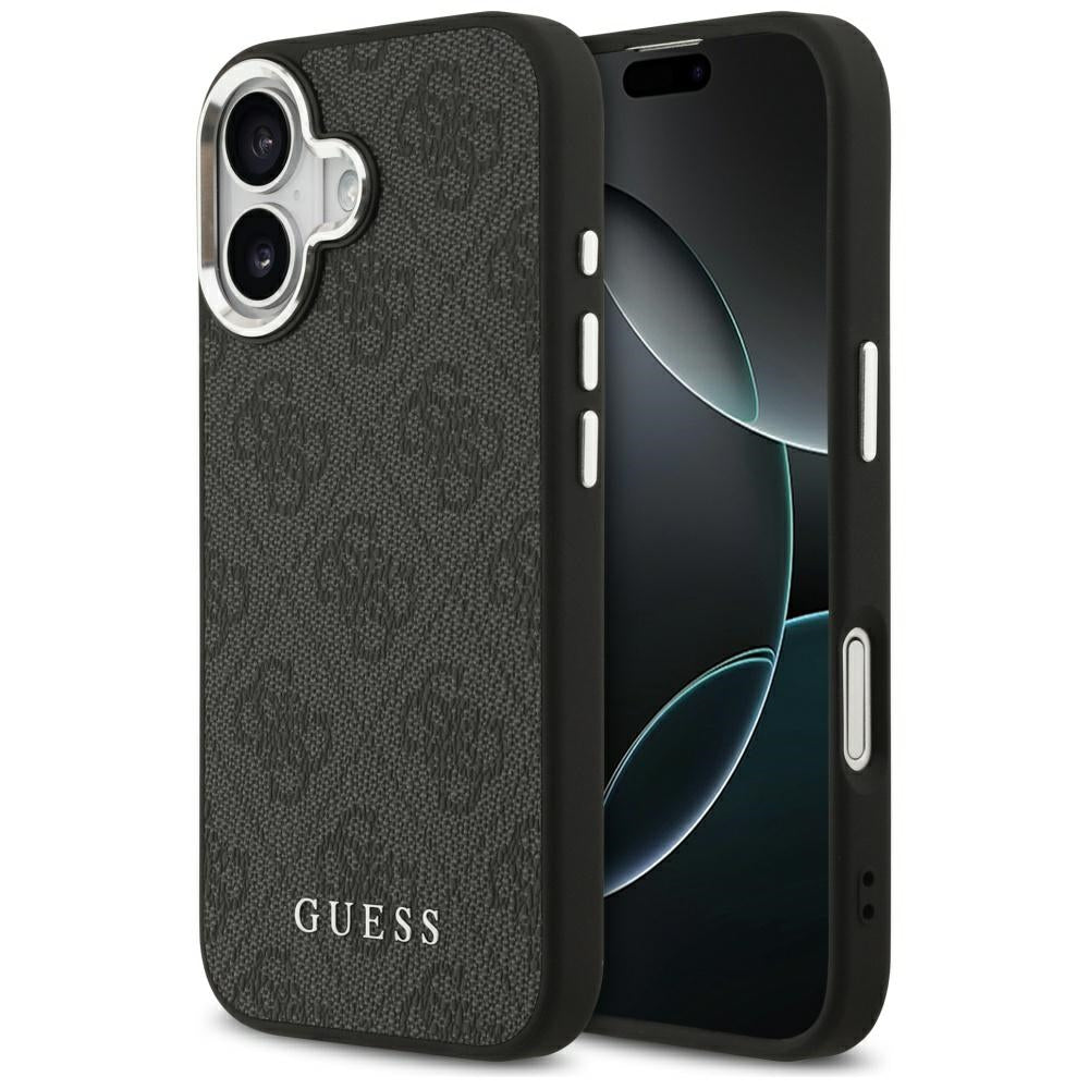 Guess 4G Classic Logo MagSafe dėklas iPhone 17 - juodas -- iPhone 17