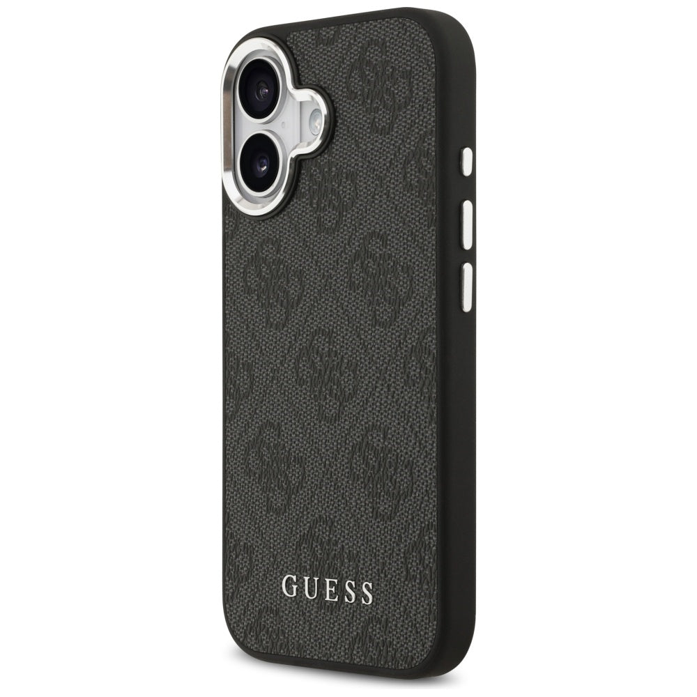 Guess 4G Classic Logo MagSafe dėklas iPhone 17 - juodas -- iPhone 17