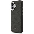 Guess 4G Classic Logo MagSafe dėklas iPhone 17 - juodas -- iPhone 17