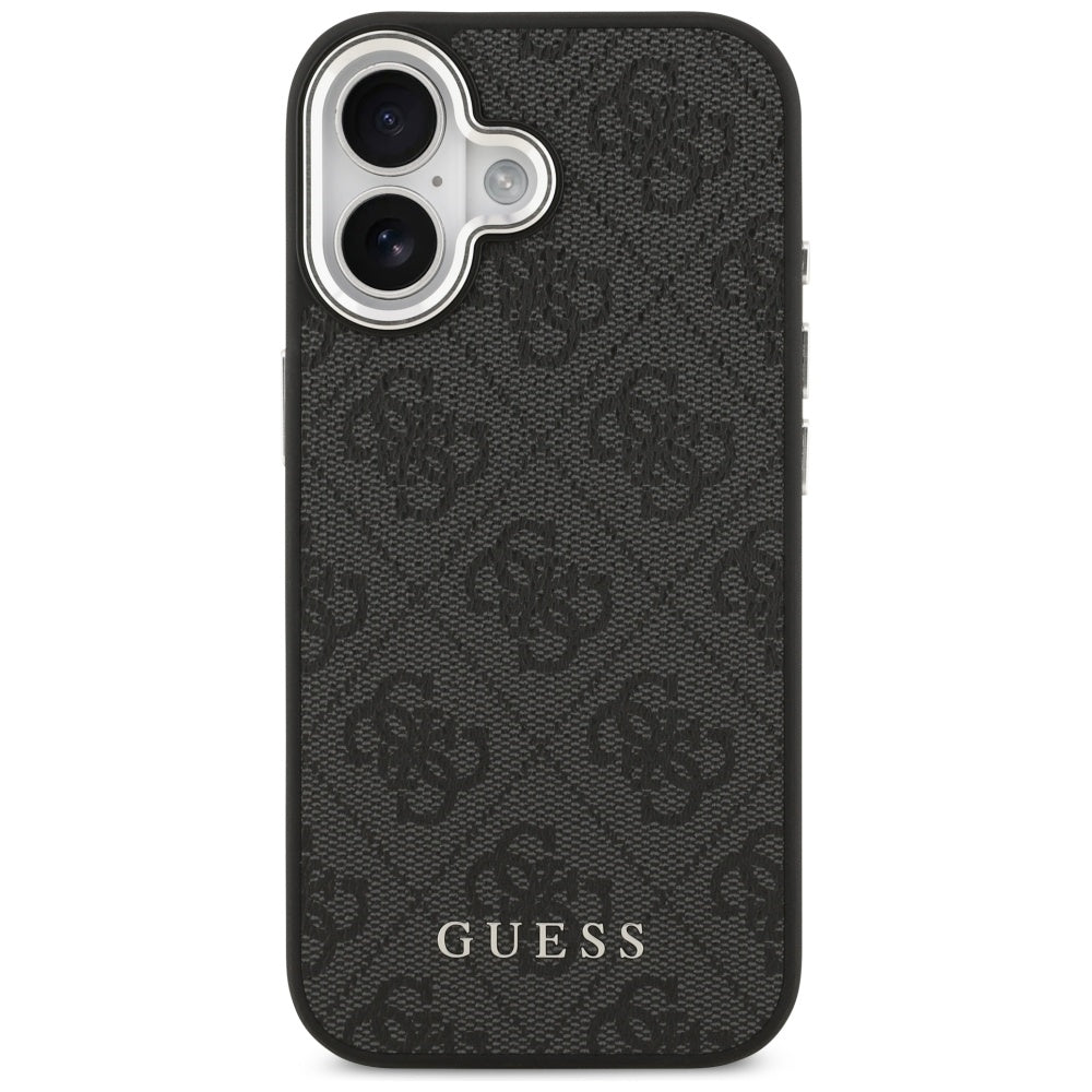 Guess 4G Classic Logo MagSafe dėklas iPhone 17 - juodas -- iPhone 17