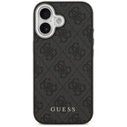 Guess 4G Classic Logo MagSafe dėklas iPhone 17 - juodas -- iPhone 17