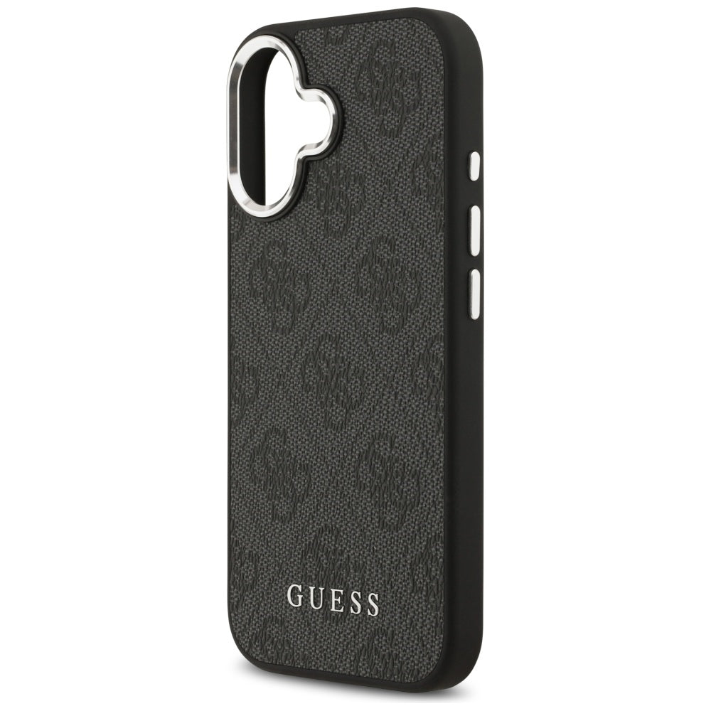 Guess 4G Classic Logo MagSafe dėklas iPhone 17 - juodas -- iPhone 17