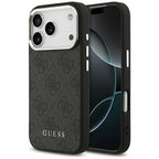 Guess MagSafe dėklas iPhone 17 Pro – juodas