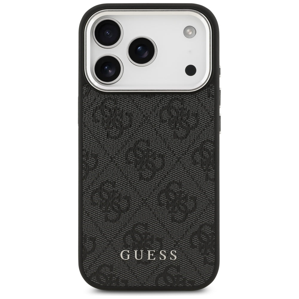 Guess MagSafe dėklas iPhone 17 Pro – juodas