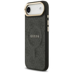 Guess 4G PU Classic Logo MagSafe dėklas iPhone 17 Air - juodas