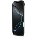 Guess 4G PU Classic Logo MagSafe dėklas iPhone 17 Air - juodas